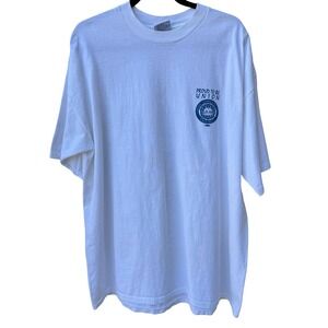 Vintage All Sport Proweight LIU Local 300 Union T-Shirt White XXL Made in USA